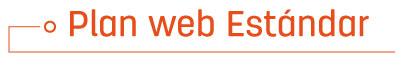Plan Web Estandar Plan Web Estandar